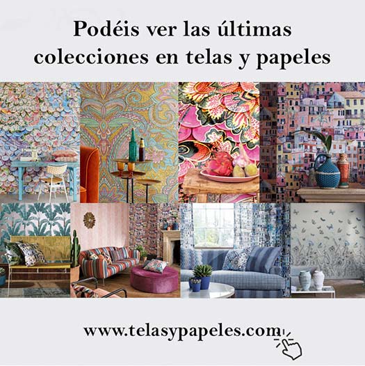 Bienvenido a la tienda de papel pintado y telas para decoración|Lo más destacado del mes de Junio en Telas y Papeles