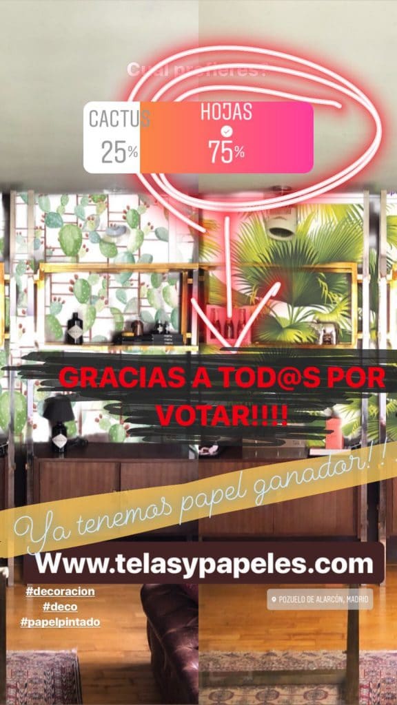 Decorando con telas y papeles