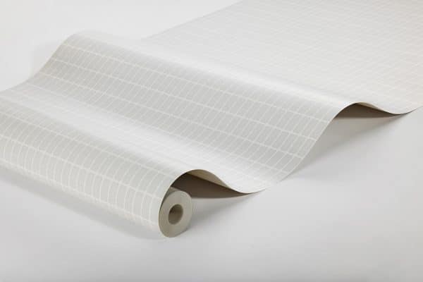 Papel pintado de cuadros color gris Alvar Aalto M.I.T. 1966 - Imagen 3