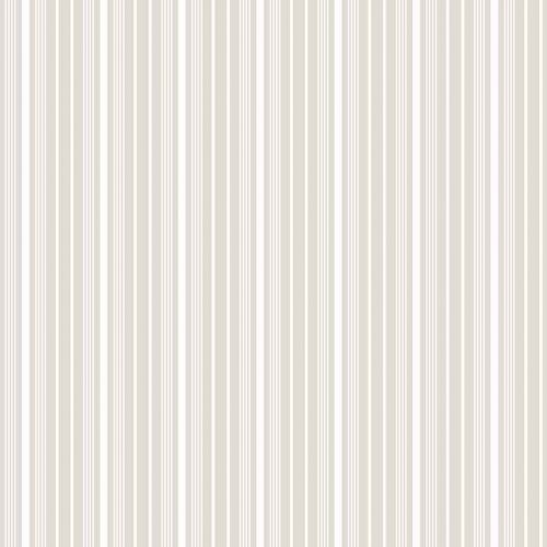 Papel pintado estilo rayas en color gris claro y blanco Noble Stripe 6883
