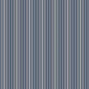 Papel pintado estilo rayas en color azul y gris Noble Stripe 6884