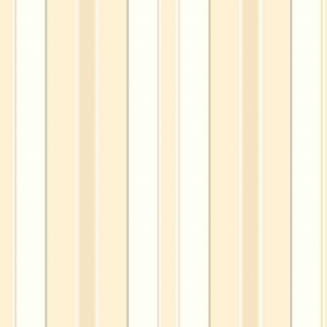 Papel pintado estilo rayas en color blanco, amarillo y oro Stockholm Stripe 6879
