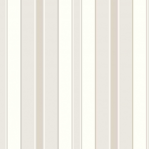 Papel pintado estilo rayas en color blanco, beige y oro Stockholm Stripe 6880