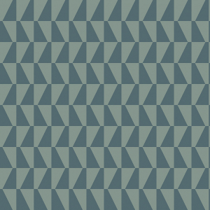 Papel pintado geométrico color azul Arne Jacobsen Trapez 1995