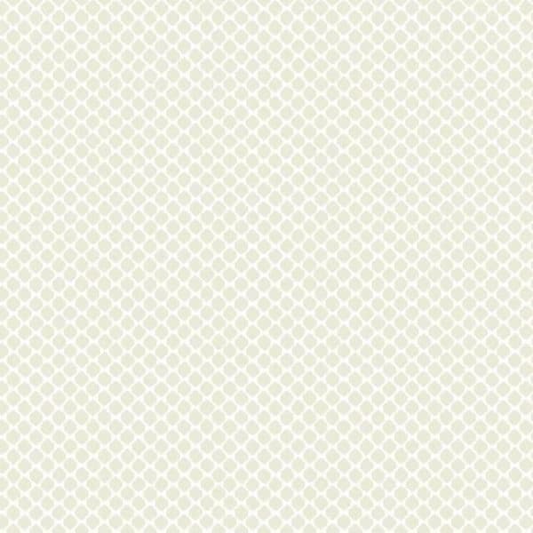 Papel pintado estilo dibujo pequeño en color blanco sobre fondo beige Solarium Geo CY1532