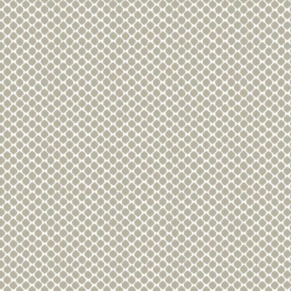 Papel pintado estilo dibujo pequeño en color blanco sobre fondo marrón Solarium Geo CY1533