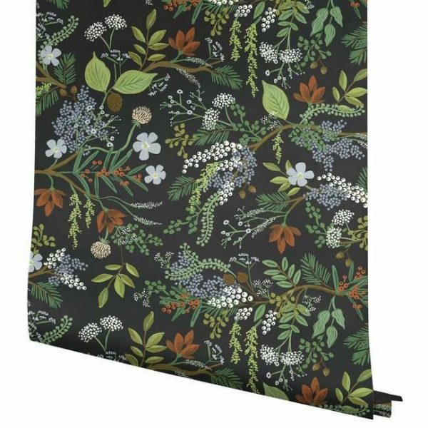 Papel pintado estilo estampado floral multicolor Juniper Forest RI5166 - Imagen 5