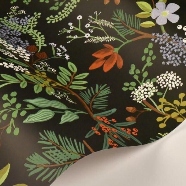 Papel pintado estilo estampado floral multicolor Juniper Forest RI5166 - Imagen 4
