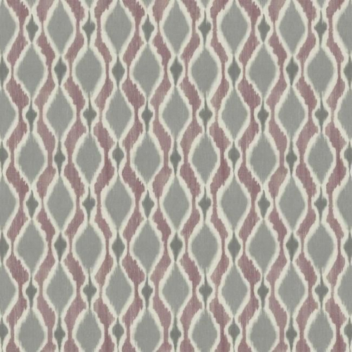 Papel pintado de estilo dibujo pequeño de dibujos de rombos en color gris y rayas púrpura Dyed Ogee SP1428