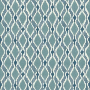 Papel pintado de estilo dibujo pequeño de dibujos de rombos en tonos de azul Dyed Ogee SP1429