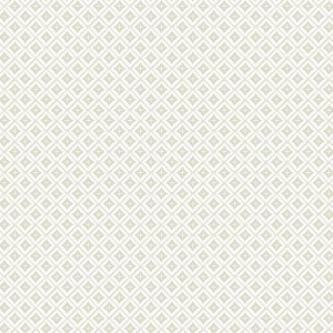 Papel pintado de estilo dibujo pequeño de rombos y líneas en color beige Polaris SP1476