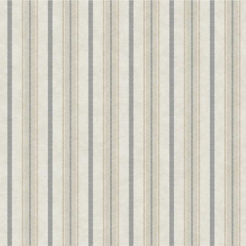 Papel pintado de estilo rayas en color gris-beige Shirting SR1552