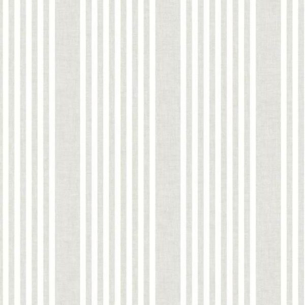 Papel pintado de estilo rayas en color beige French Linen SR1581