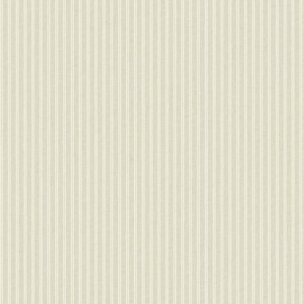 Papel pintado de estilo rayas en color beige New Ticking SR1590