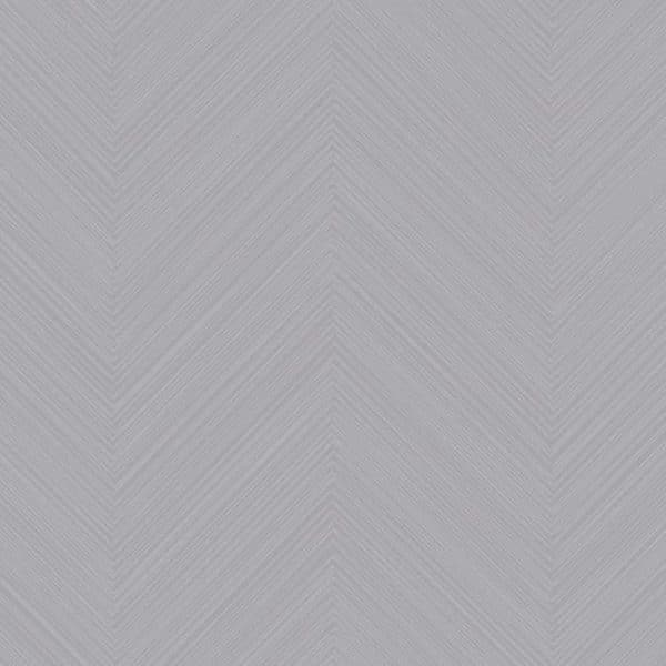 Papel pintado de estilo zig zag en color gris Swept Chevron SR1601