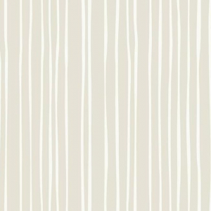 Papel pintado de estilo rayas en color beige claro y blanco Liquid Lineation SR1605