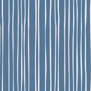 Papel pintado de estilo rayas en color azul y blanco Liquid Lineation SR1609