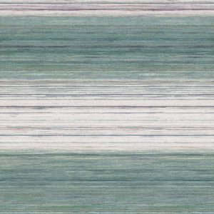 Papel pintado estilo rayas en tonos verdes Kozo Stripe W7552-01