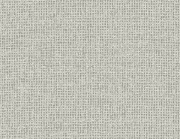 Papel pintado de símil fibra natural liso en color gris Marblehead EC81008