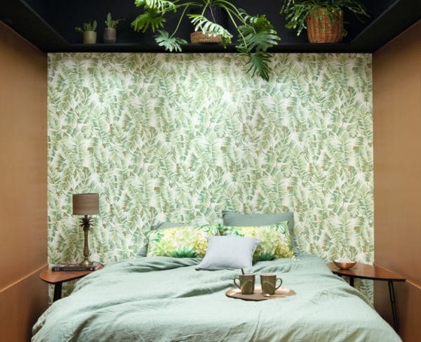 Papel pintado estilo tropical en color azul Folium 85946755 - Imagen 6