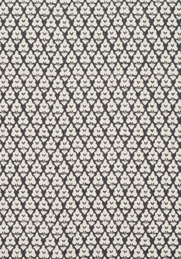 Tela de estilo dibujo pequeño en color negro Arboreta F910835