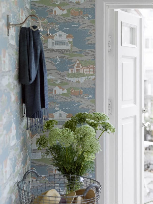 Papel pintado de estilo mar y paisajes marinos en colores pastel Archipielago 8850 - Imagen 5