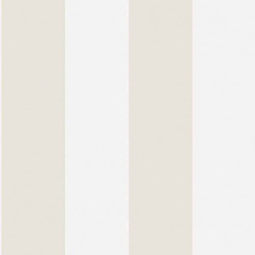 Papel pintado de estilo rayas de color blanco puro y beige pálido Orust Stripe 8880