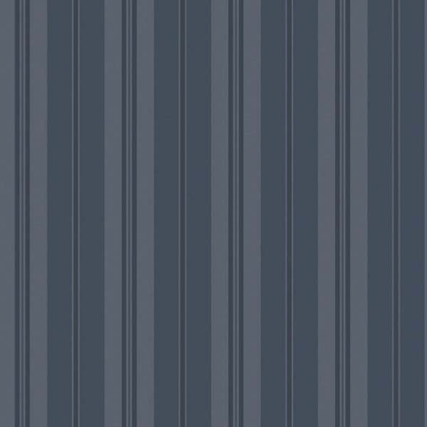 Papel pintado de estilo rayas tonos de azul Sandhamn Stripe 8883