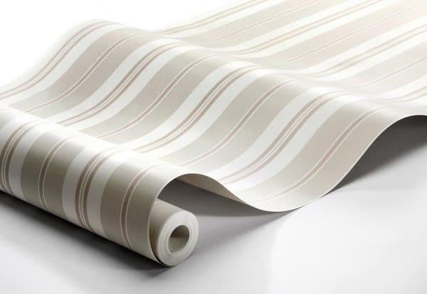 Papel pintado de estilo rayas en tonos de beige Sandhamn Stripe 8884 - Imagen 4