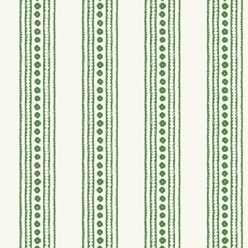 Papel pintado de estilo rayas en color verde New Haven Stripe T10607
