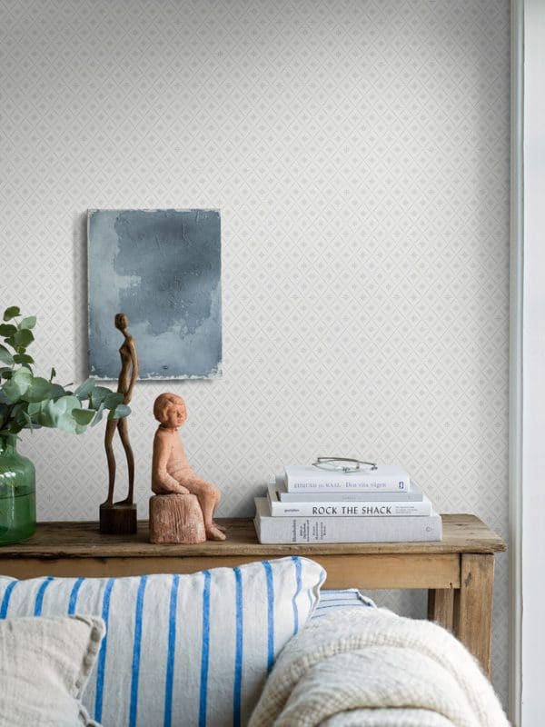 Papel pintado de estilo dibujo pequeño color gris suave Windrose 8864 - Imagen 4