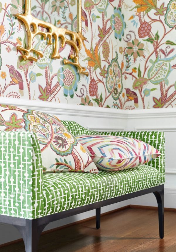 Papel pintado de estampado floral en multicolor Windsor T14301 - Imagen 3