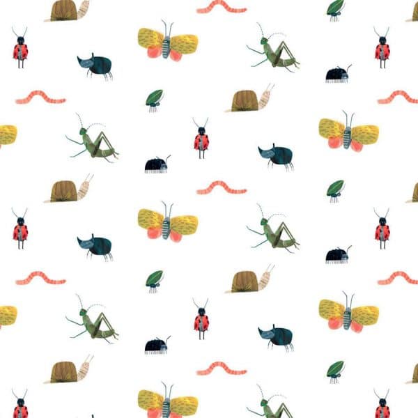 Papel pintado infantil en multicolor Garden Friends 112635