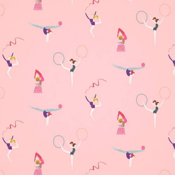 Papel pintado infantil en color fucsia Balancing Act 112644