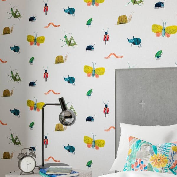Papel pintado infantil en multicolor Garden Friends 112635 - Imagen 3