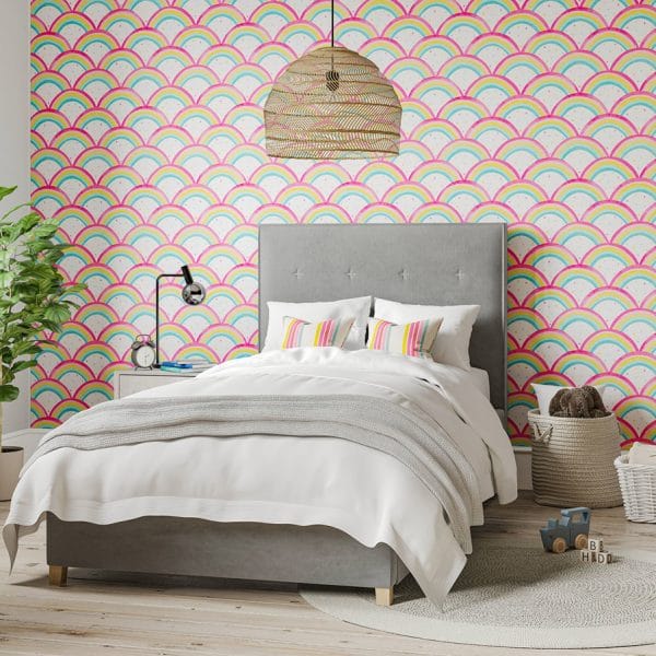 Papel pintado infantil en multicolor Rainbow Brights 112645 - Imagen 3