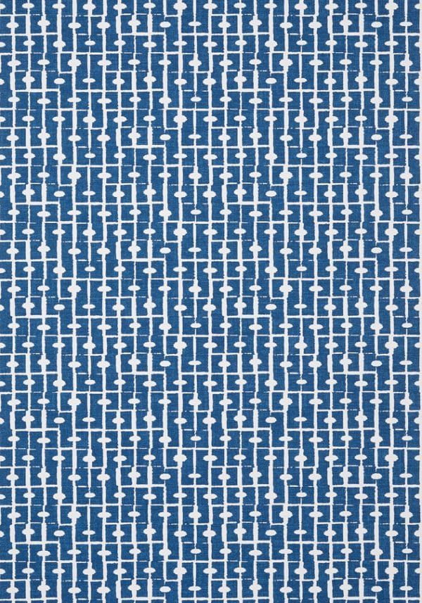 Papel pintado de dibujo pequeño en color azul oscuro Haven T14310