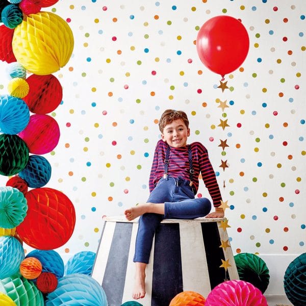 Papel pintado infantil en multicolor Bon Bon 112636 - Imagen 5