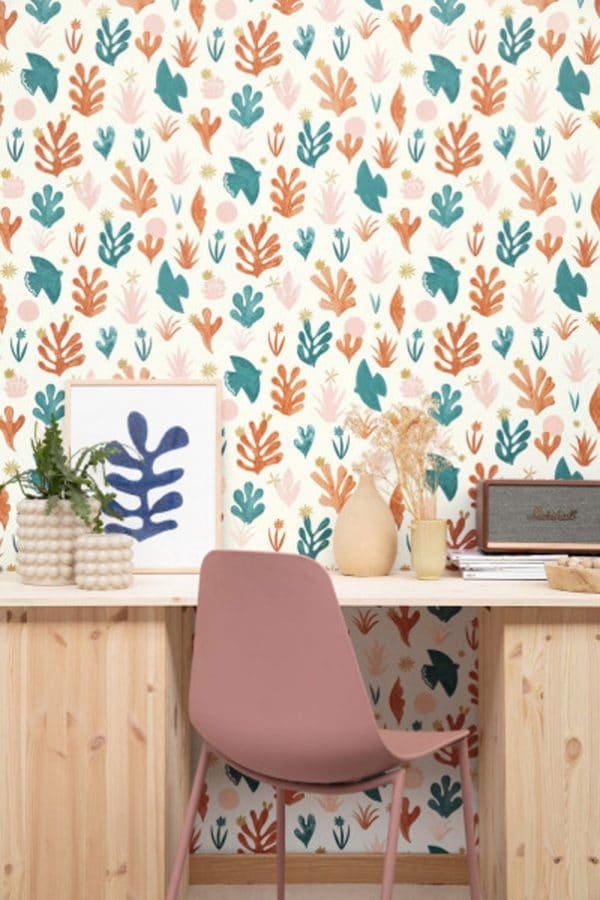 Papel pintado de corales multicolor Liberté 102173042 - Imagen 3