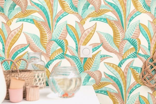 Papel pintado de hojas en multicolor Vitamin Sea 102767689 - Imagen 4