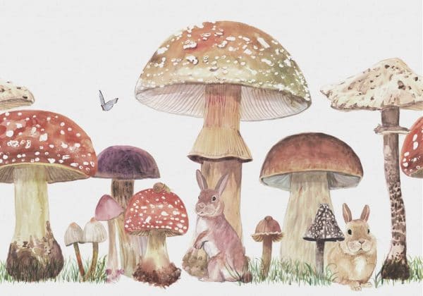 Mural de papel pintado infantil en multicolor Sweet Forest 9700011