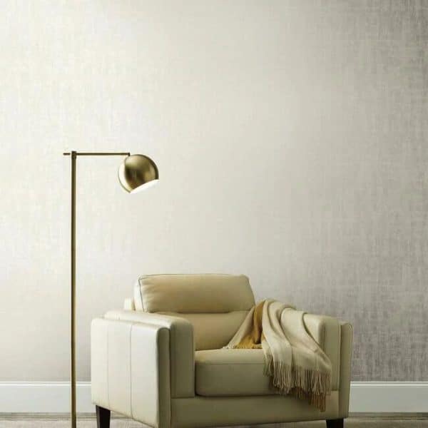 Papel pintado de mosaico en color beige plateado Liquid Metal KT2134 - Imagen 4