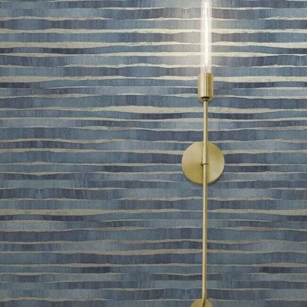 Papel pintado de rayas en color azul Dreamscapes KT2181 - Imagen 4