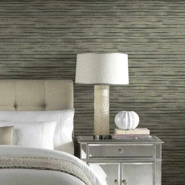 Papel pintado de rayas en color gris oscuro Dreamscapes KT2185 - Imagen 3