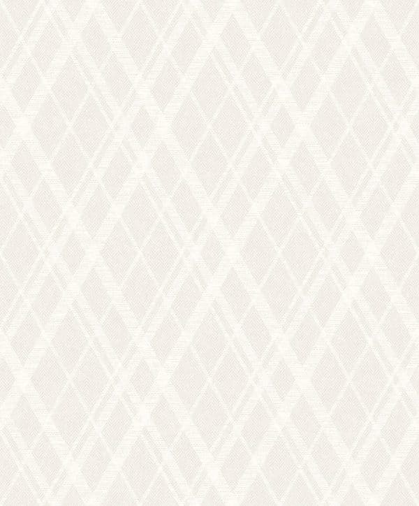 Papel pintado de rombos en tonos beige Ice 9400312