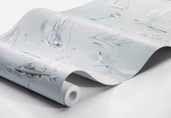 Papel pintado de barcos en color azul claro Sailboats 8854 - Imagen 4