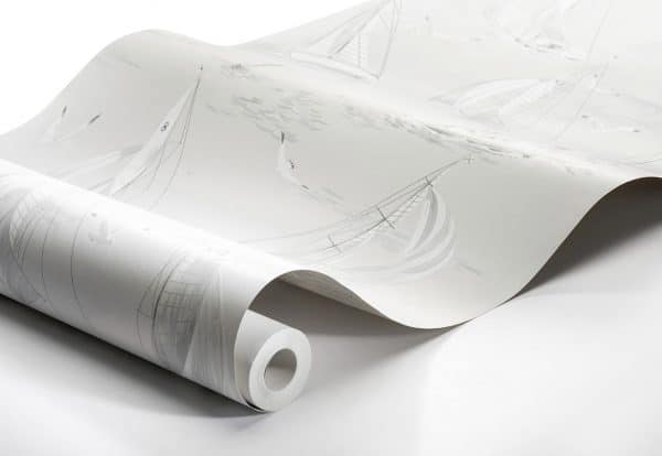 Papel pintado de barcos en color beige Sailboats 8855 - Imagen 4
