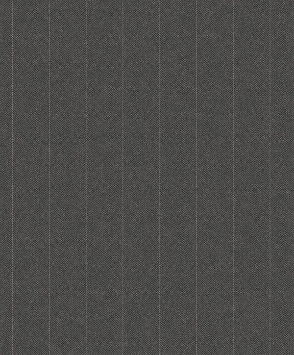 Papel pintado de rayas en color negro Black 9400212