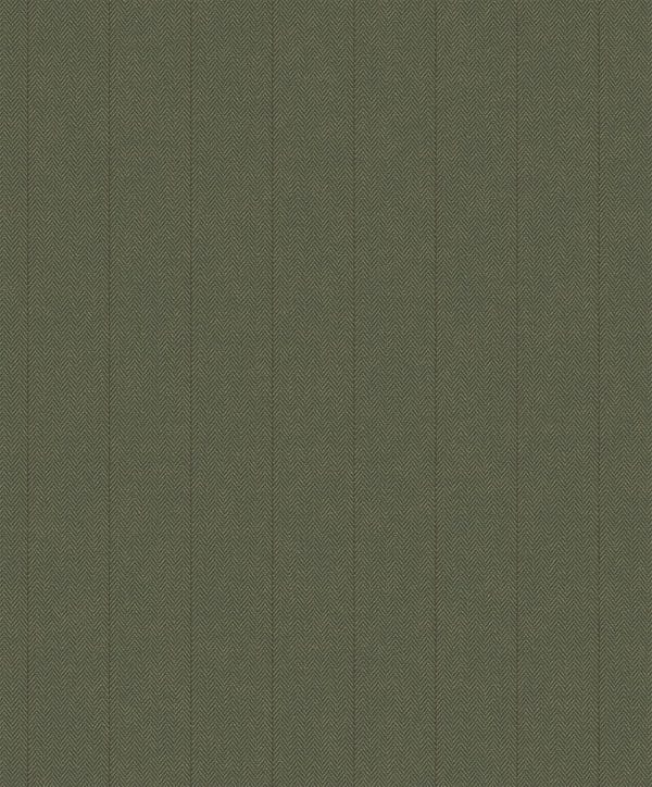 Papel pintado de rayas en color verde Khaki 9400208