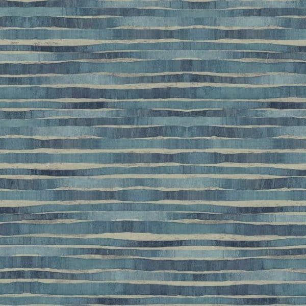 Papel pintado de rayas en color azul Dreamscapes KT2181